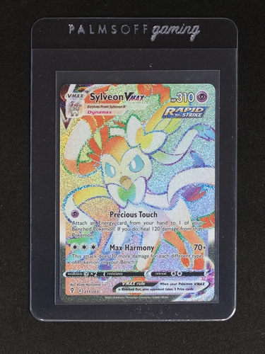 2021 Pokémon SWSH07: Evolving Skies #211 Sylveon VMAX — front
