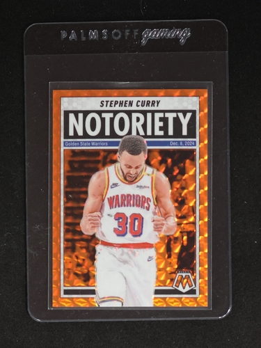 2024-25 Panini Mosaic Notoriety #8 Stephen Curry — front