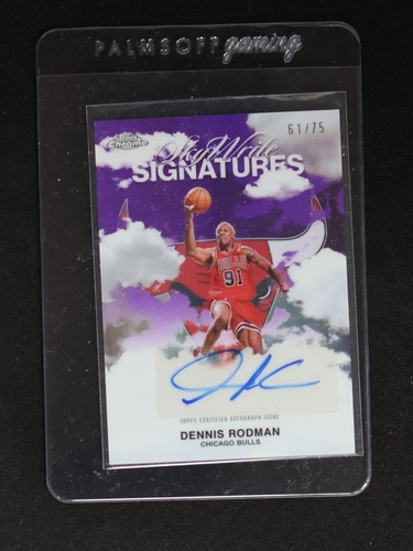 2025-26 Topps Chrome #SWS-DRM Dennis Rodman Sky Write Signatures — front