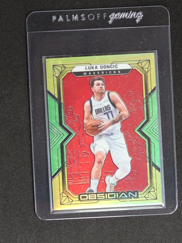 2021 Panini Obsidian #77 Luka Dončić — front