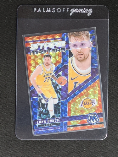 2024-25 Panini Mosaic Stare Masters Prizm #7 Luka Dončić Los Angeles Lakers — front