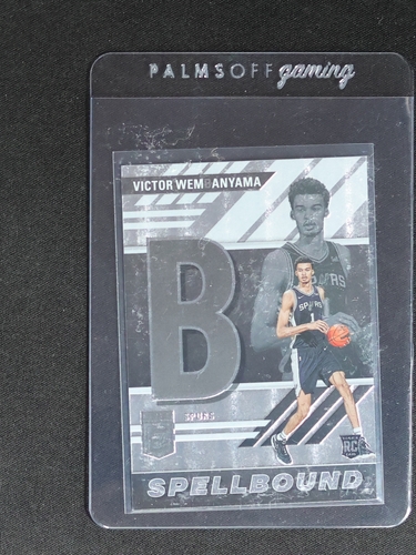2023-24 Panini Donruss Elite Spellbound B Victor Wembanyama Rookie Spurs — front