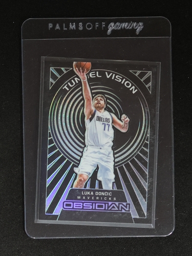 2021-22 Panini Obsidian #3 Luka Doncic Tunnel Vision — front