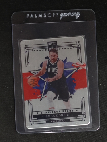 2022-23 Panini Impeccable #1 Luka Dončić Stainless Stars Asia Red — front
