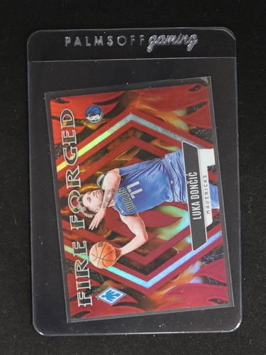 2023-24 Panini Phoenix #24 Luka Doncic Fire Forged — front