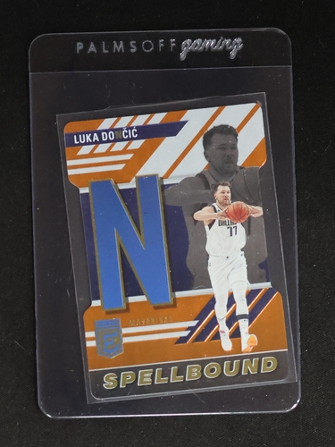 2023-24 Panini Donruss Elite Spellbound Orange Die-Cut #27 Luka Dončić — front
