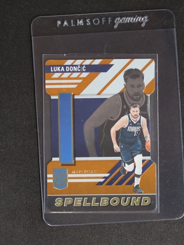 2023-24 Panini Donruss Elite #29 Luka Dončić Spellbound Orange Die Cut — front