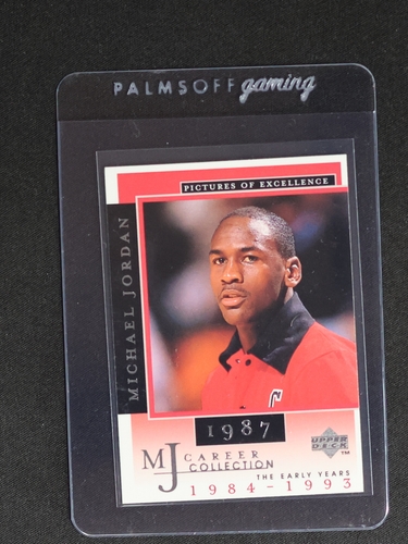 1998 Upper Deck MJ Career Collection Pictures of Excellence #2 Michael Jordan — front