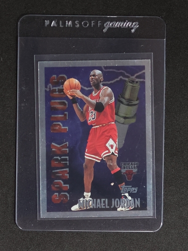 1995-96 Topps #SP2 Michael Jordan Spark Plugs — front
