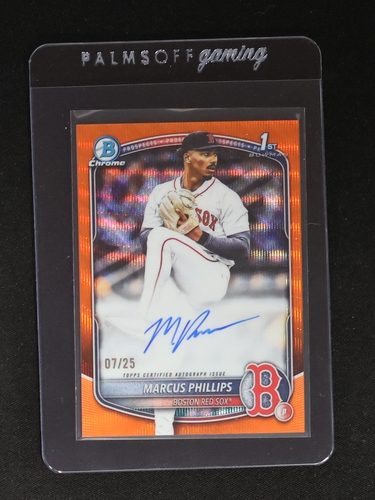 2025 Bowman Chrome Draft #BMA-MP Marcus Phillips — front