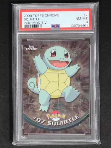2000 Topps Chrome #7 Squirtle — front