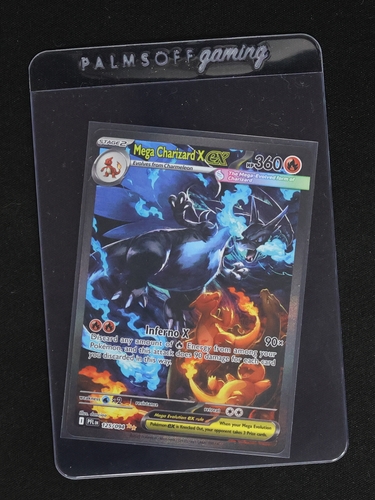 2020 Pokemon Mega Charizard X ex 125/094 Me02 Phantasmal Flames — front