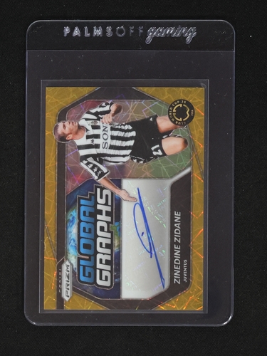 2025 Panini Prizm FIFA Club World Cup GLOBAL GRAPHS AUTO Zinedine Zidane — front