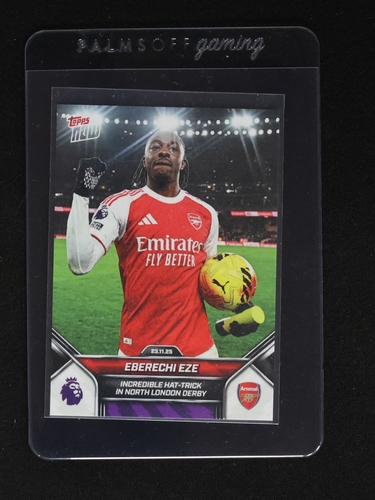 2025-26 Topps Now Premier League #58 Eberechi Eze — front