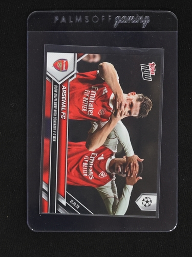 2025-26 Topps Now UEFA Champions League #36 Arsenal FC — front