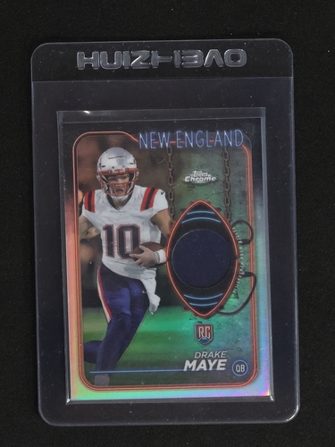 2024 Topps Chrome Rookie Relics #CRR-DM Drake Maye — front