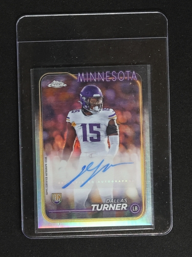 2024 Topps Chrome #RA-DTU Dallas Turner — front