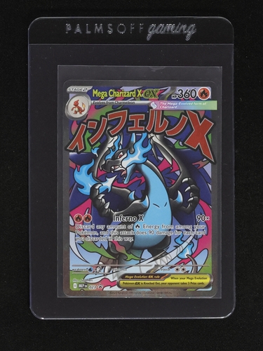 2025 Pokemon Mega Charizard X EX 023 Phantasmal Flames UPC Promo — front