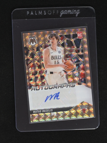 2024-25 Panini Mosaic #RAM-BUZ Matas Buzelis Rookie Autographs — front