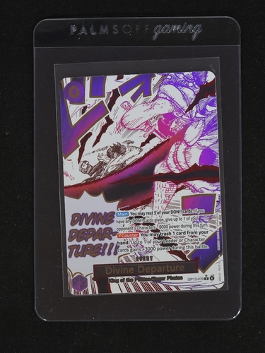 2025 One Piece OP13-076 Carrying On His Will Divine Departure — front