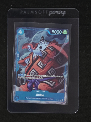 One Piece TCG P-030 Jinbe Seven Warlords of the Sea — front