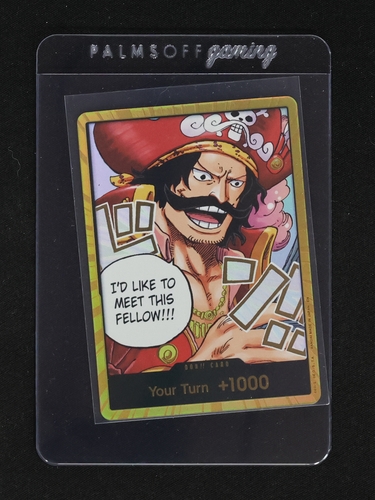One Piece Card Game OP13 Don!! Card Gol D. Roger — front