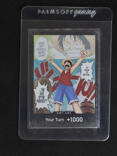 2021 One Piece Card Game OP-01 Don!! Monkey D. Luffy — front