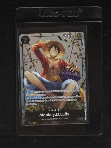 2026 One Piece P-075 Monkey.D.Luffy Promo Card — front