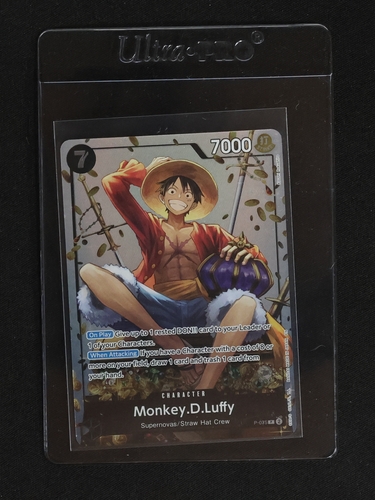 2025 One Piece Card Game P-075 Monkey.D.Luffy Promo Card — front