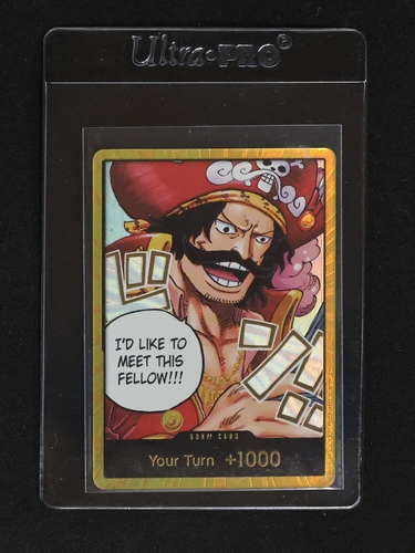 One Piece TCG OP13 Don!! Card Gol D. Roger Gold — front