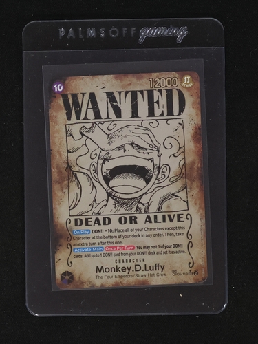 2024 One Piece Card Game OP05-119 Monkey.D.Luffy Wanted Poster — front