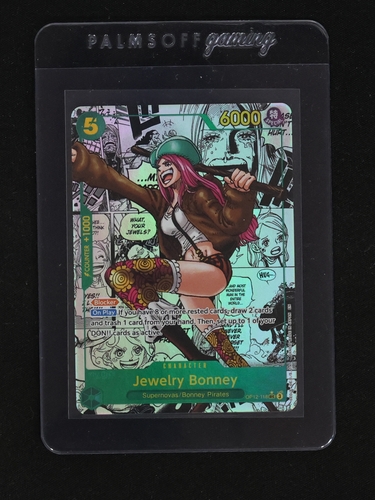 2025 One Piece OP12-118 Jewelry Bonney Legacy of the Master Manga Alternate Art — front