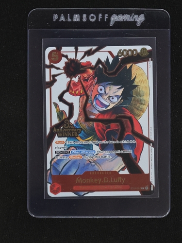 One Piece TCG 2023 #ST01-012 Monkey D. Luffy 3rd Anniversary Promo — front