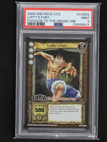 2006 One Piece CCG #CH052 Luffy's Fury Passage to the Grand Line — front