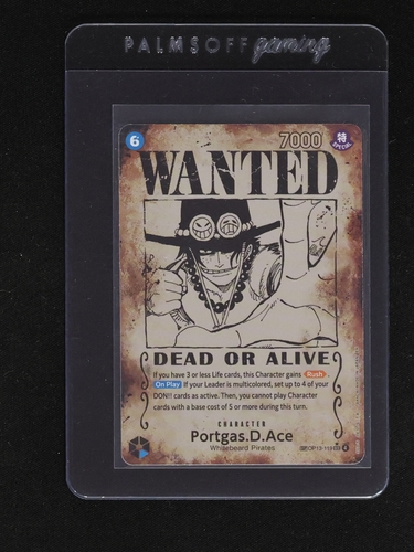 One Piece TCG 2020 OP13-119 Portgas.D.Ace Wanted Poster — front
