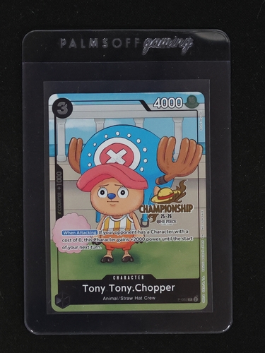 2025 One Piece EN CS 25 Event Pack Championship #P-065 Tony Tony Chopper — front