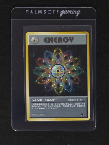 1997 Pokémon Japanese #80 Rainbow Energy Team Rocket — front