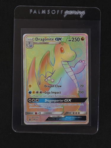 2018 Pokémon SM156 Dragonite GX — front