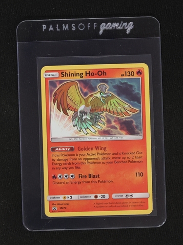 2017 Pokémon TCG Shining Ho-Oh SM70 Black Star Promo — front