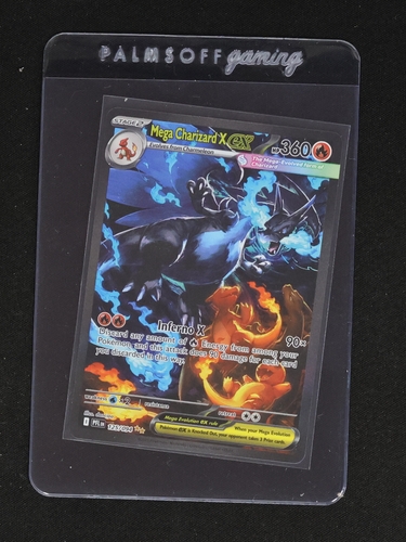 2023 Pokémon Mega Charizard X ex #125/094 Me02 Phantasmal Flames — front