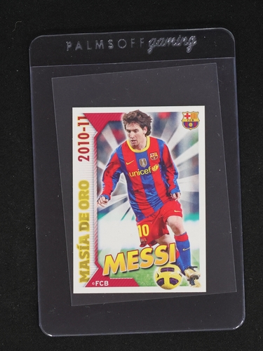 2010-11 Panini FC Barcelona #5 Masia de Oro Lionel Messi — front