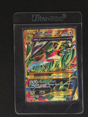 2015 Pokémon TCG Ancient Origins #98 Mega Rayquaza EX — front