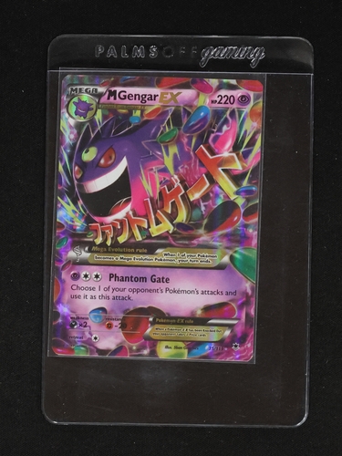 2014 Pokémon XY Phantom Forces #35 M Gengar EX — front