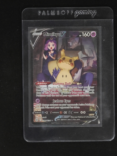 2022 Pokemon TCG Brilliant Stars Trainer Gallery #TG16 Mimikyu V — front