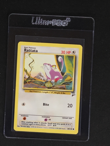 1999 Pokémon #61 Rattata — front