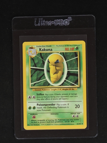 1999 Pokémon #33 Kakuna — front