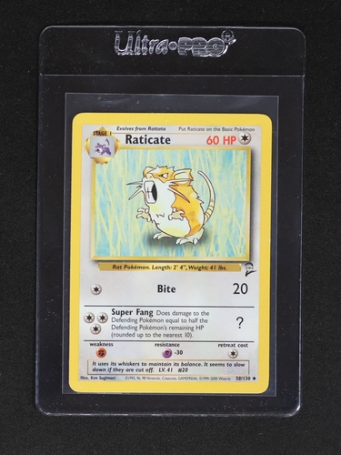 1999 Pokémon #40 Raticate — front