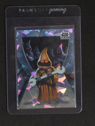 2021 Topps Chrome Star Wars Galaxy #13 Jawas — front