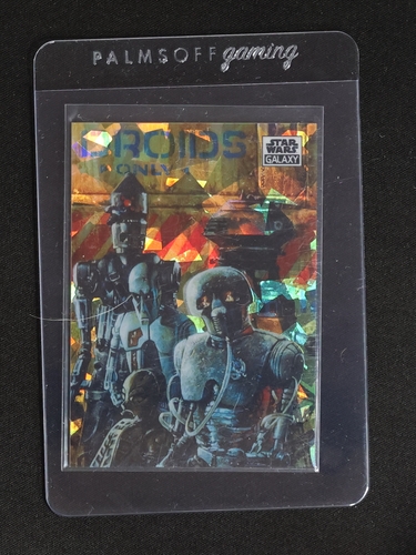 2021 Topps Chrome Star Wars Galaxy #3 The Droids — front