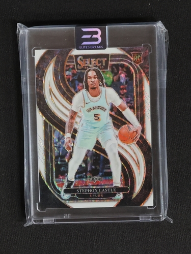 2024-25 Panini Select #175 Stephon Castle Premier Level — front